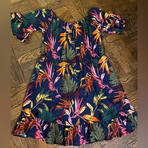 New Look Floral Smock Dress Size L